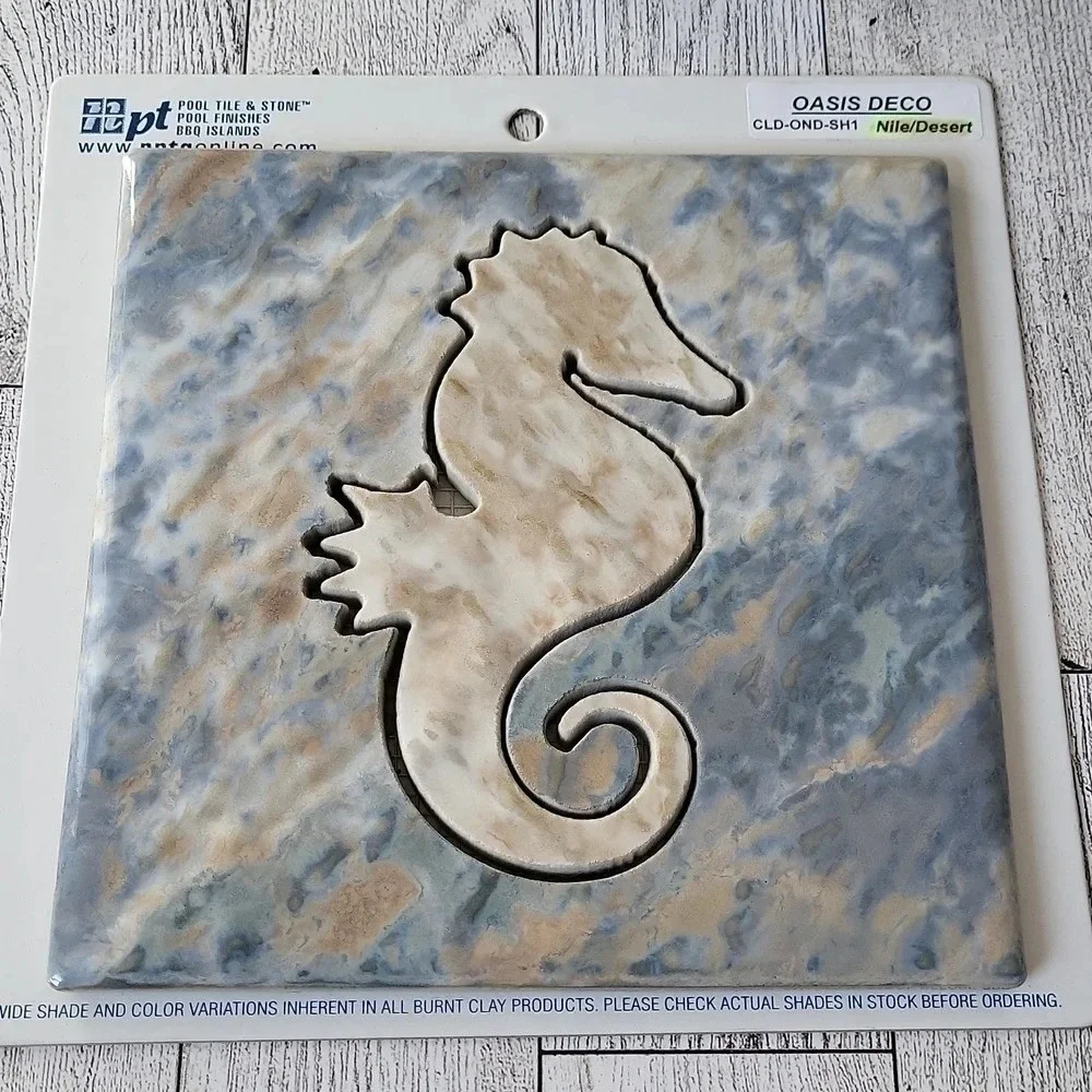 Seahorse Pool‎ Tile Oasis Deco CDL-OND-SH1 Nile/Desert 6
